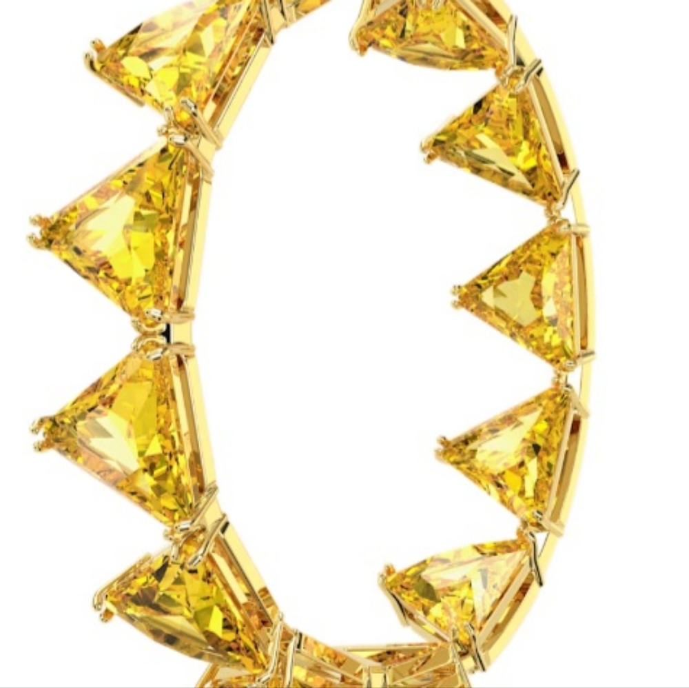 Swarovski Ortyx Crystal Hoop Earrings - Picture 2 of 3